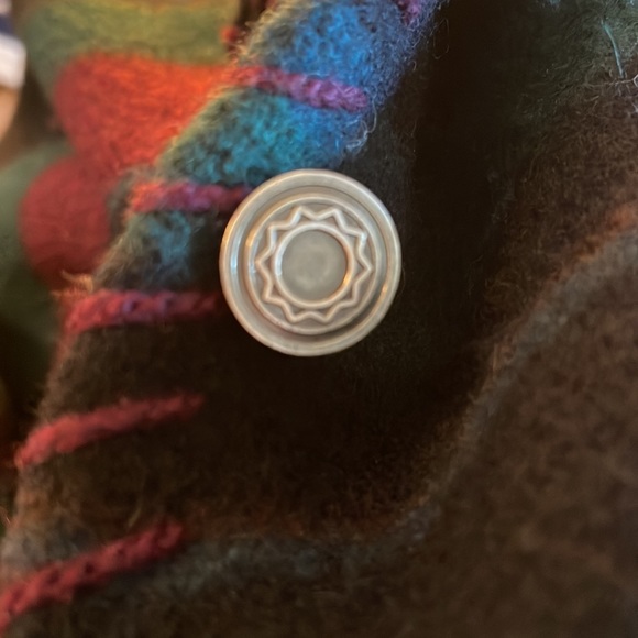 WOOLRICH Rugged Outdoorwear Wool Western Southwestern Whipstitch Warm Jacket USA - Picture 11 of 12